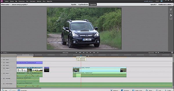 Strih videa v Adobe Premiere Elements 2013